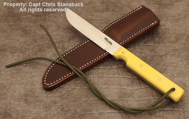 Randall Model #10-5 inch, with Yellow handle!!