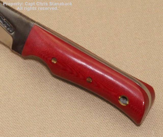 Randall Model #10-3 inch: Red Micarta