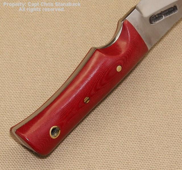 Randall Model #10-3 inch: Red Micarta
