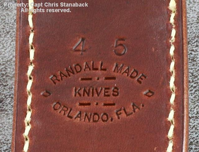 Randall Model #4-5 inch-BIG GAME-#2 of a 3 KNIFE SET