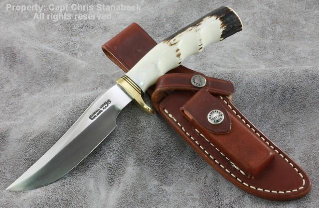 Randall Model #3-5 inch with deep, rich, amber stag! 