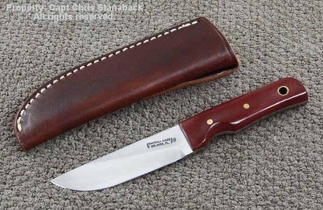 Randall Model #10-3 inch in red micarta / straight blade!!