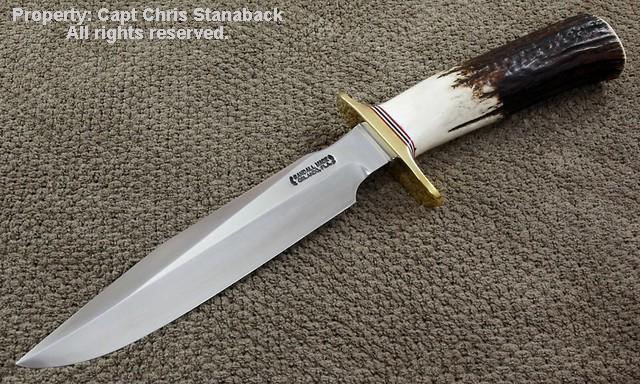 Randall Model #1-7 inch, in Large Stag!