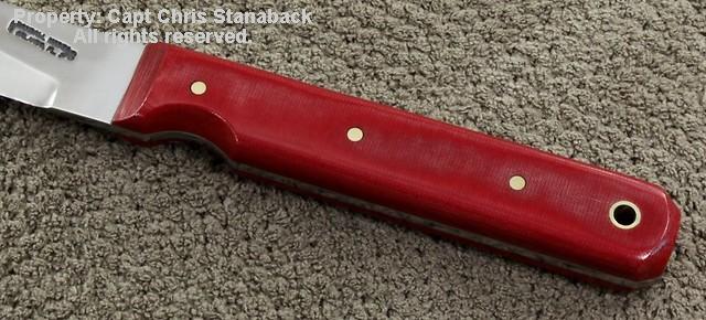 Randall Model #10-5 inch in Red Micarta !!