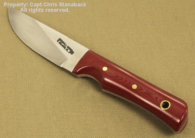 Randall Model #10-3 inch, in Red Coral Micarta!!