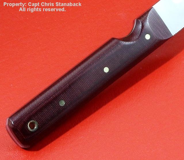 Randall Model #10-7 inch, in old canvas micarta!!