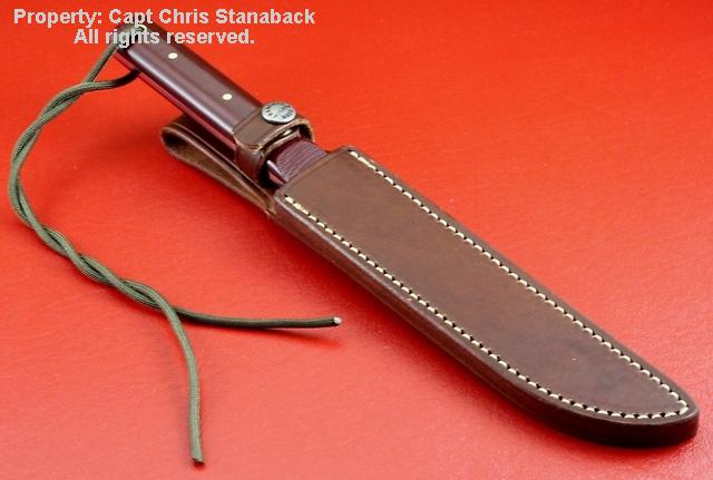 Randall Model #10-7 inch, in old canvas micarta!!