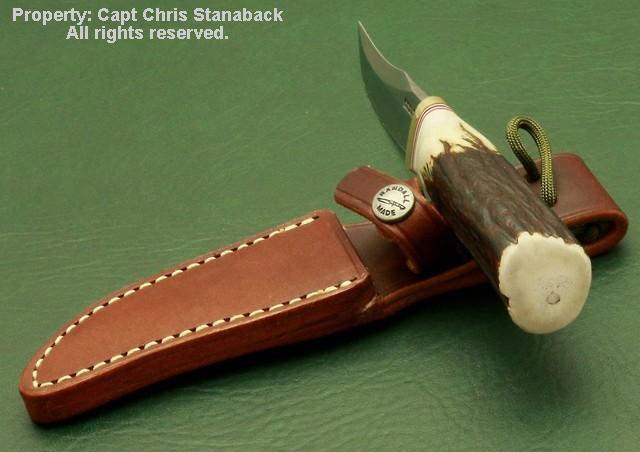 Randall Model #8-4 inch, OLD STYLE TROUT & BIRD