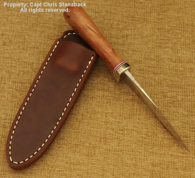 Randall Model #24-4 inch with Thuya Burl wood handle!